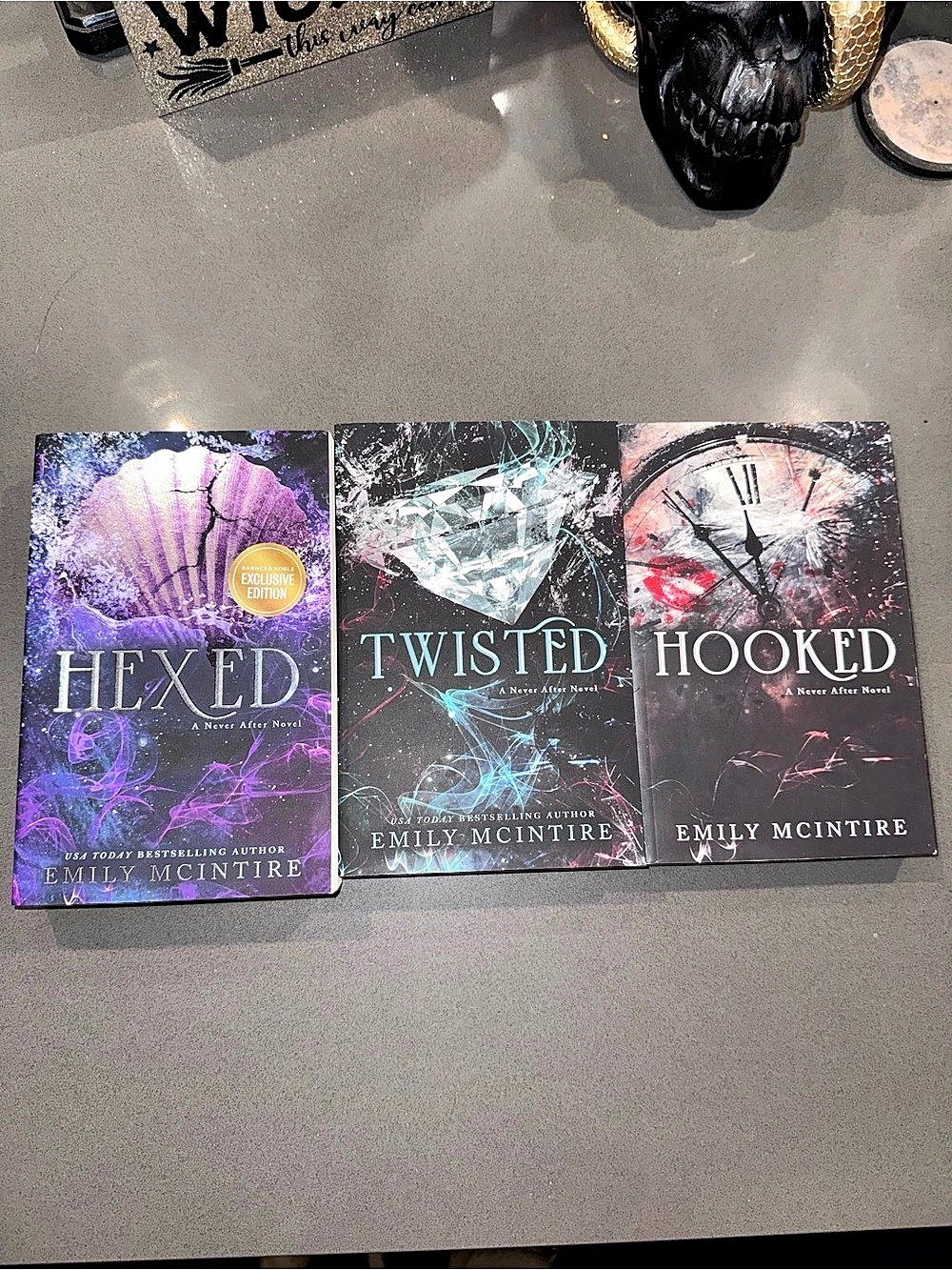 Bloom Books Emily McIntire Never After Series Lot (Hexed, Twisted, Hooked)